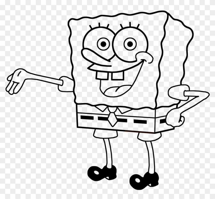 How To Draw Sandy Cheeks From Spongebob Squarepants - Outline Images Of Spongebob Clipart