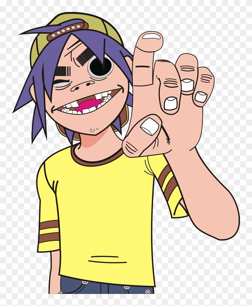 Gorillaz 2d Png - Gorillaz 2 D Clipart