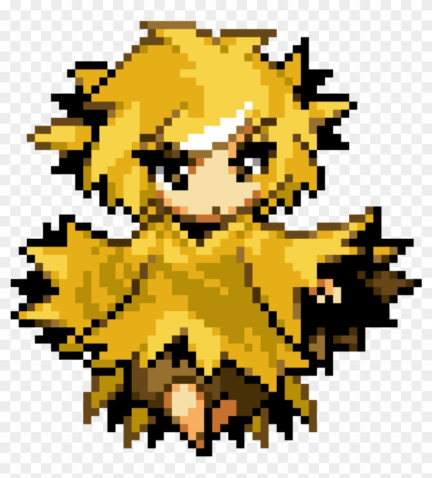 Zapdos-pixilart Smol - Cartoon Clipart #727757