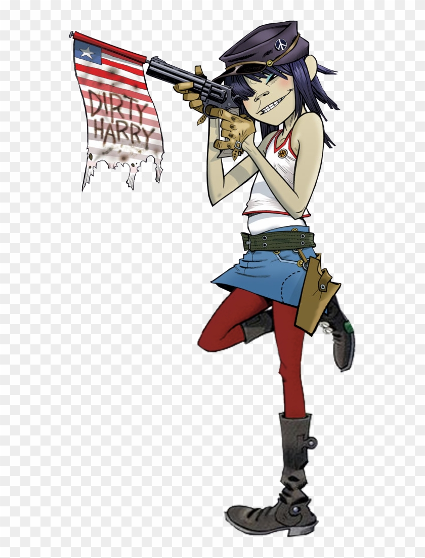 Gorillaz Noodle Png - Noodle Gorillaz Phase 2 Clipart