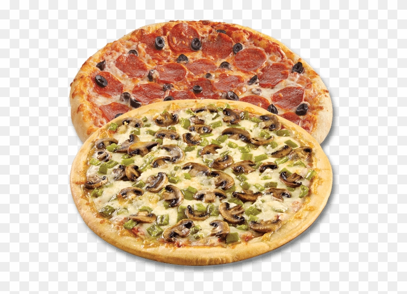 Double Deal - California-style Pizza Clipart