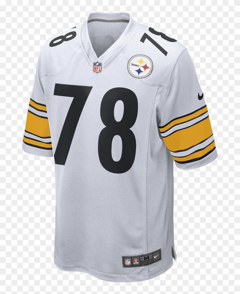 Nike Nfl Pittsburgh Steelers Men's Football Away Game - Juju Smith Schuster Jersey White Clipart #728033
