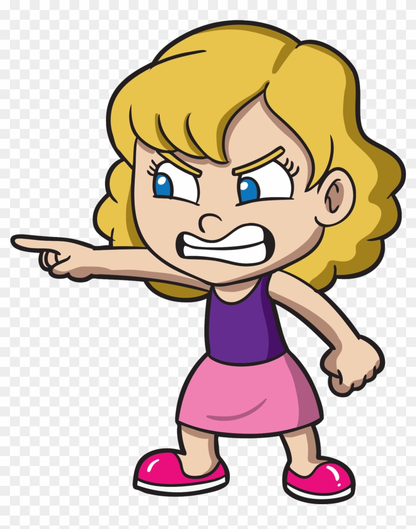 1638 X 2000 1 - Angry Girl Clipart Png Transparent Png