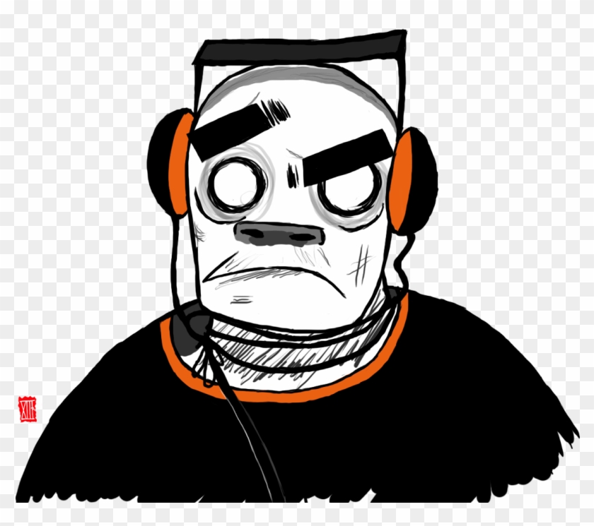 Gorillaz - Russel - Gorillaz Russel Art Clipart