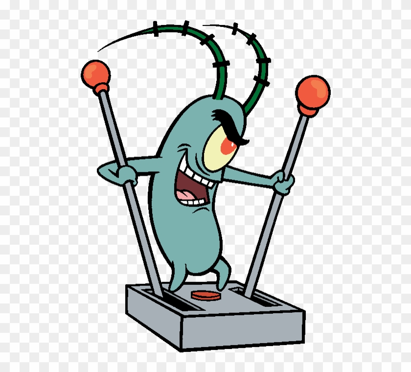 526 X 686 4 - Plankton Spongebob Png Clipart #728825