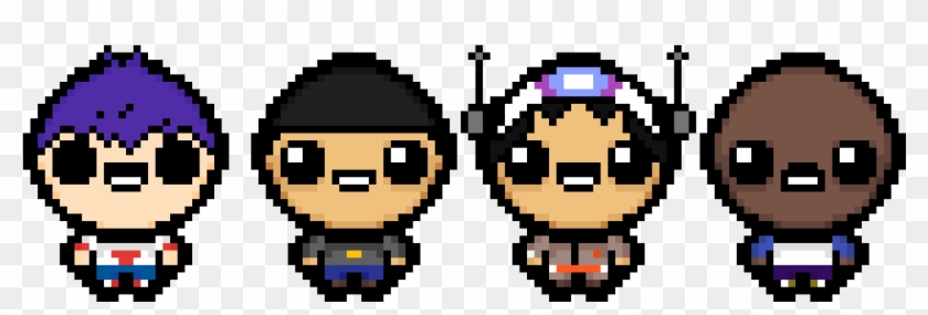 Gorillaz - Binding Of Isaac Rebirth Personnage Clipart