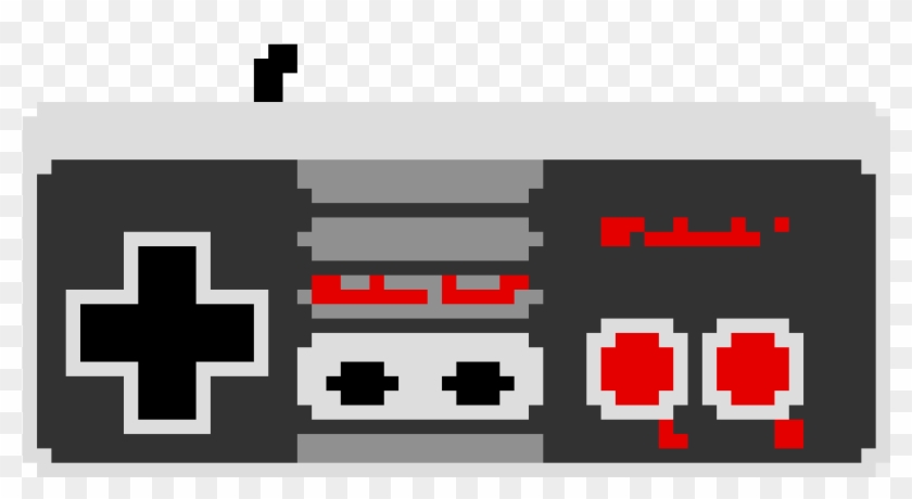 Nes Controller Pixel Art , Png Download - Nes Controller Pixel Art Clipart