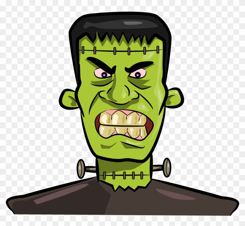 Halloween Frankenstein Clipart Kid - Halloween Frankenstein Clipart - Png Download