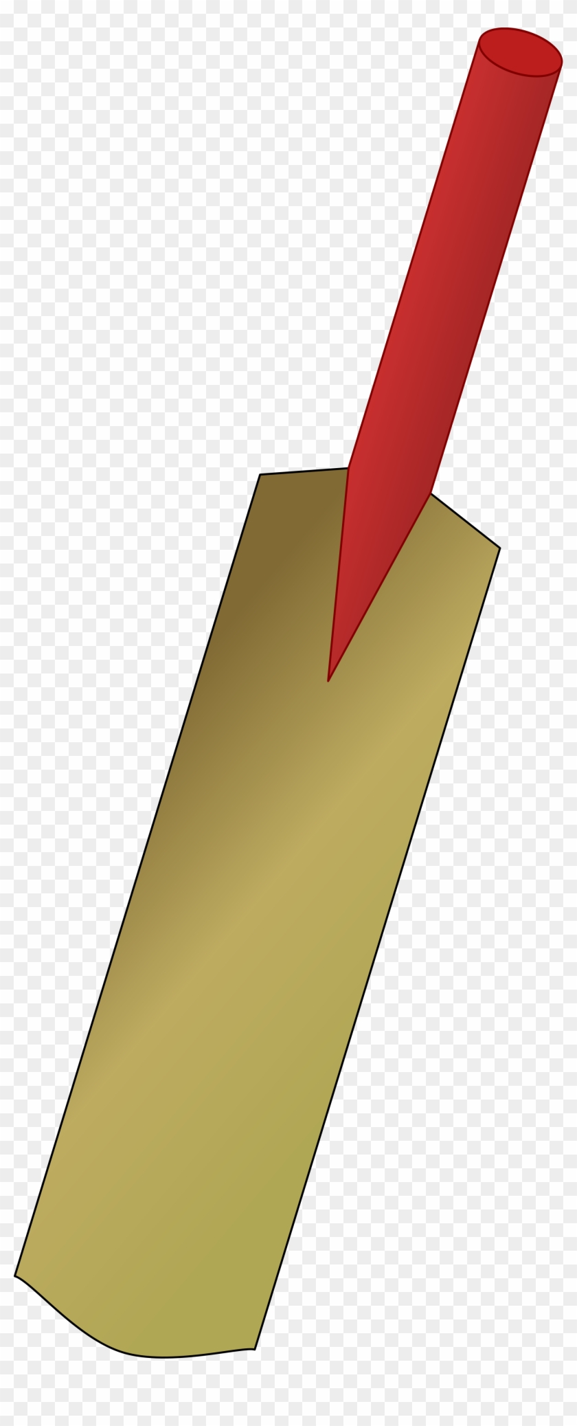 Open - Cricket Bat Clip Art - Png Download