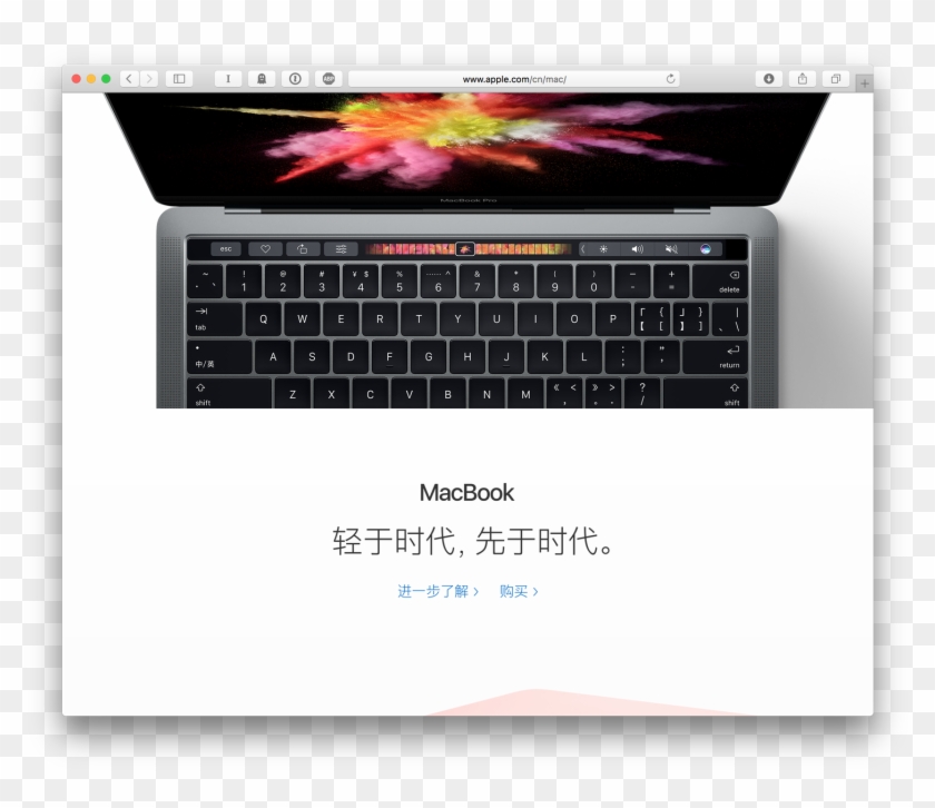 Chinese Quotation Marks Can Be Seen Printed On The - Macbook Pro Touch Bar Logic Pro X Clipart