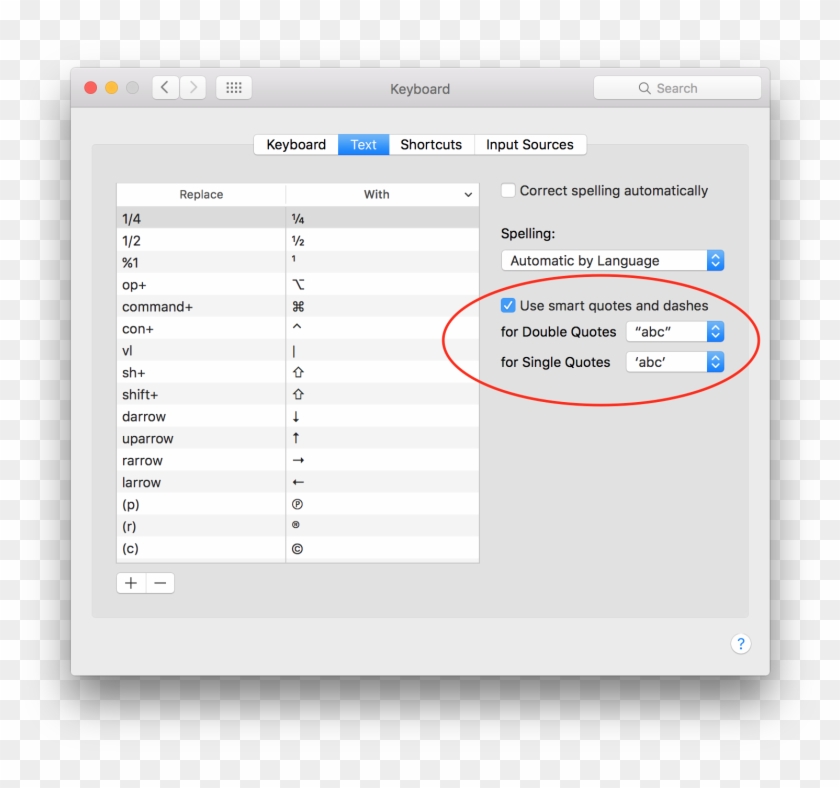 Setting Up Smart Quotes - Keyboard Inverted Upper Comma Clipart