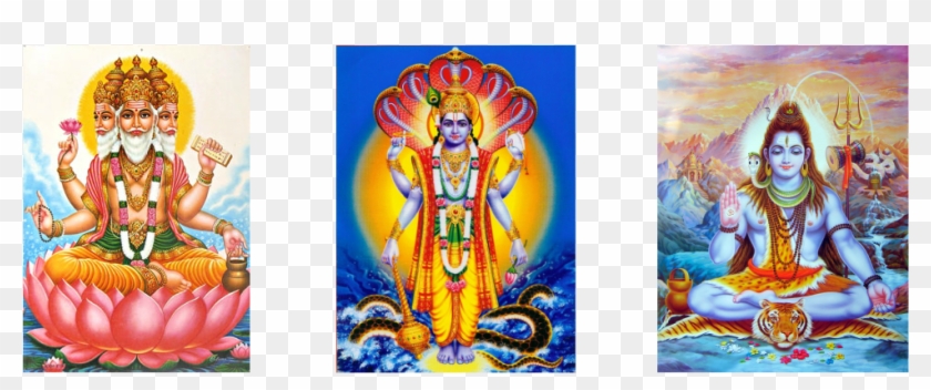 Brahma, The Creator, Vishnu, Preserver Of The Universe - Brahma The Creator Png Clipart #731586