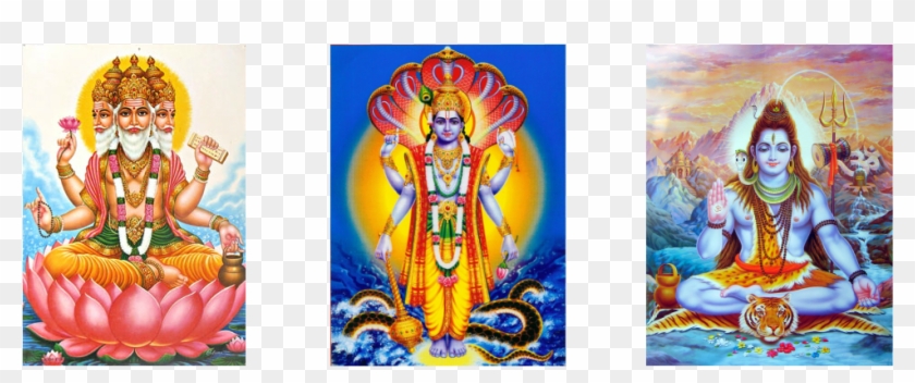 Brahma, The Creator, Vishnu, Preserver Of The Universe - Brahma The Creator Png Clipart