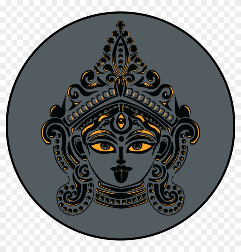 Maa Kali Face Png - Tatuaz Kali Yuga Clipart #733265