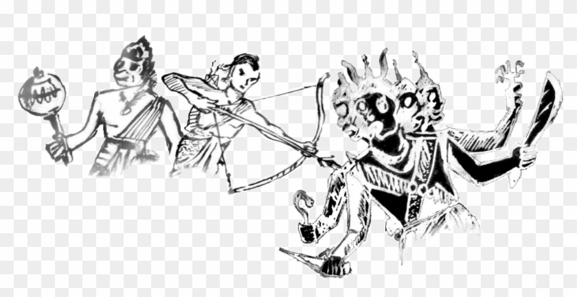 Ramayanam- Hindu Epic Of Lord Rama - Ravanan Png Clipart