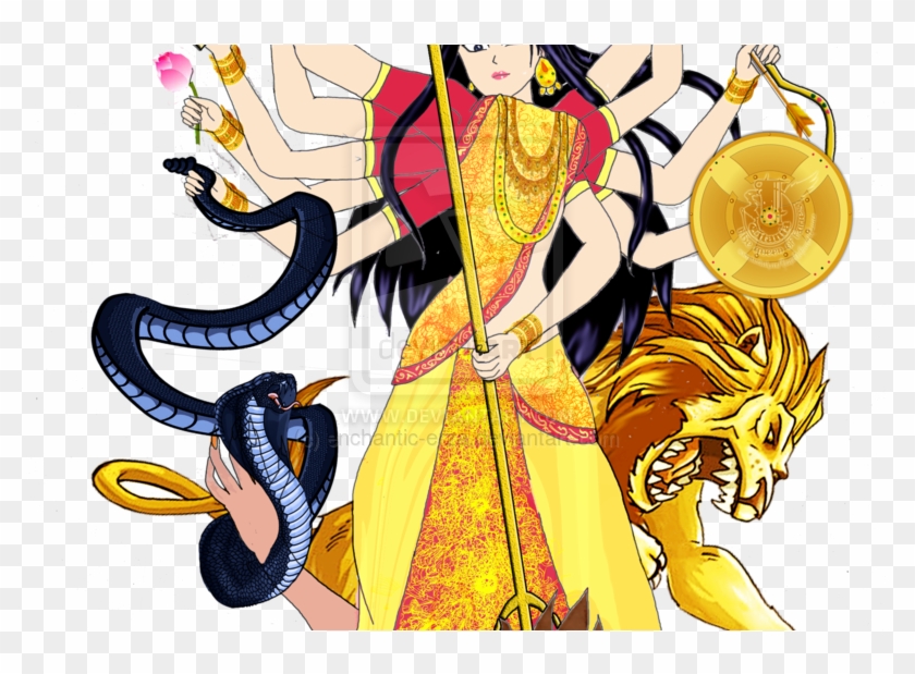 Lord Durga Clipart Png Transparent Png