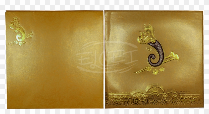 Wedding Invitation - Brass Clipart #733483