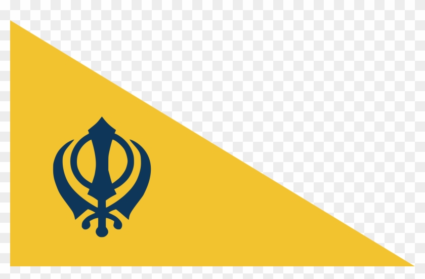 Sikh Flag- The Nishan Sahib - Nishan Sahib Clipart #733582