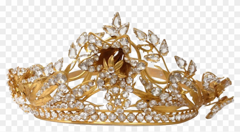 Small Brass Goddess Maa Kaali,maa Kali Shiva Alter - Gold Tiara Png Clipart