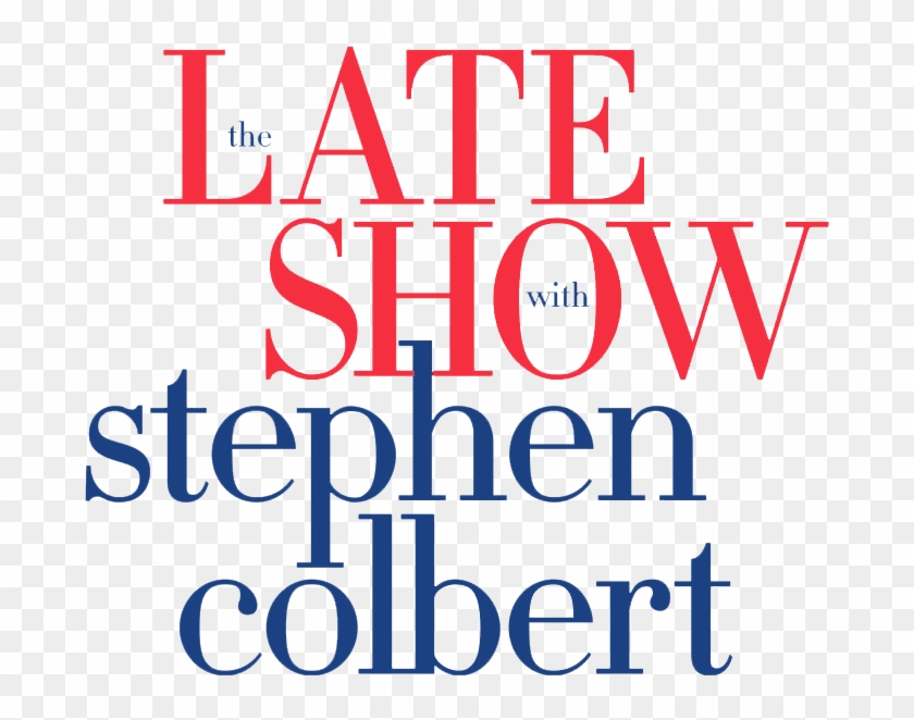 Transparent Show Review - Stephen Colbert Late Show Logo Clipart #734143