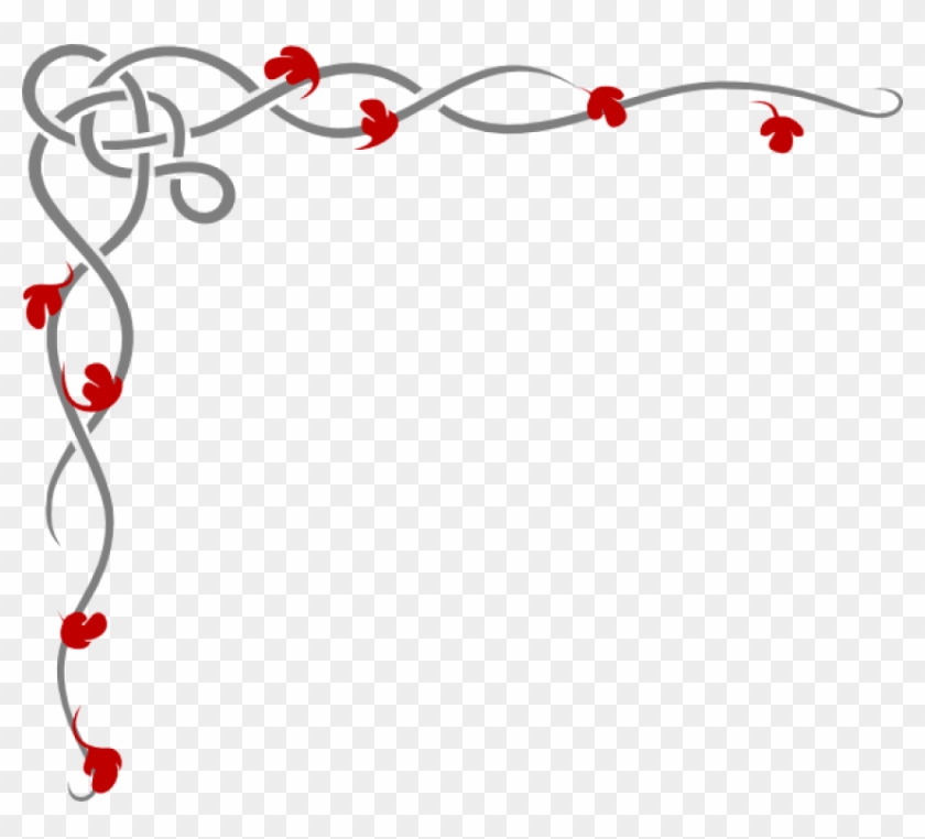Free Png Wedding Invitation Border Png - Red And Grey Borders Clipart
