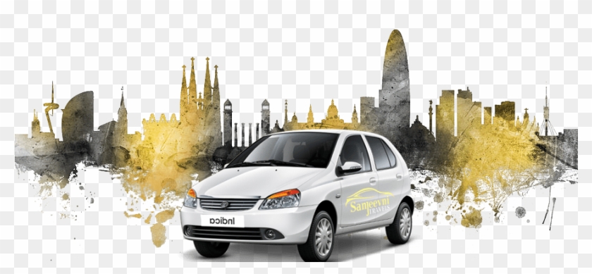 Rs - Barcelona Spain Skyline Panoramic Clipart #734630