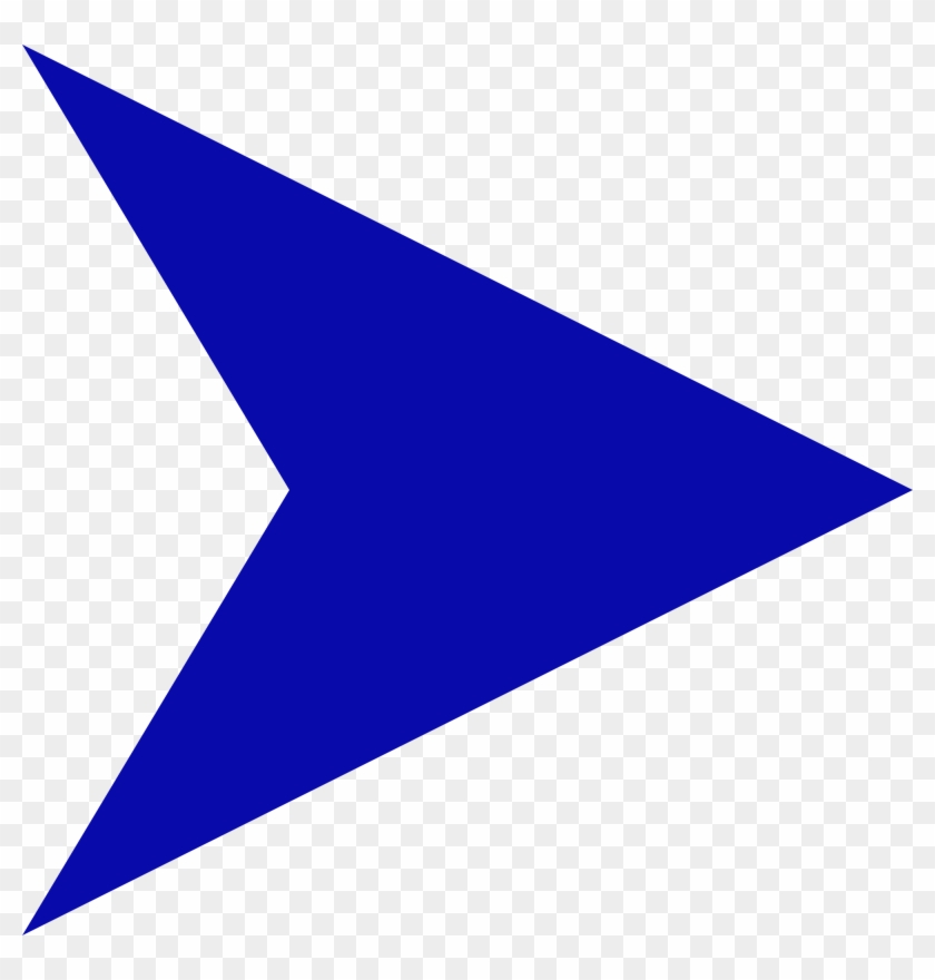 Arrow Blue Right - Transparent Blue Arrow Right Clipart