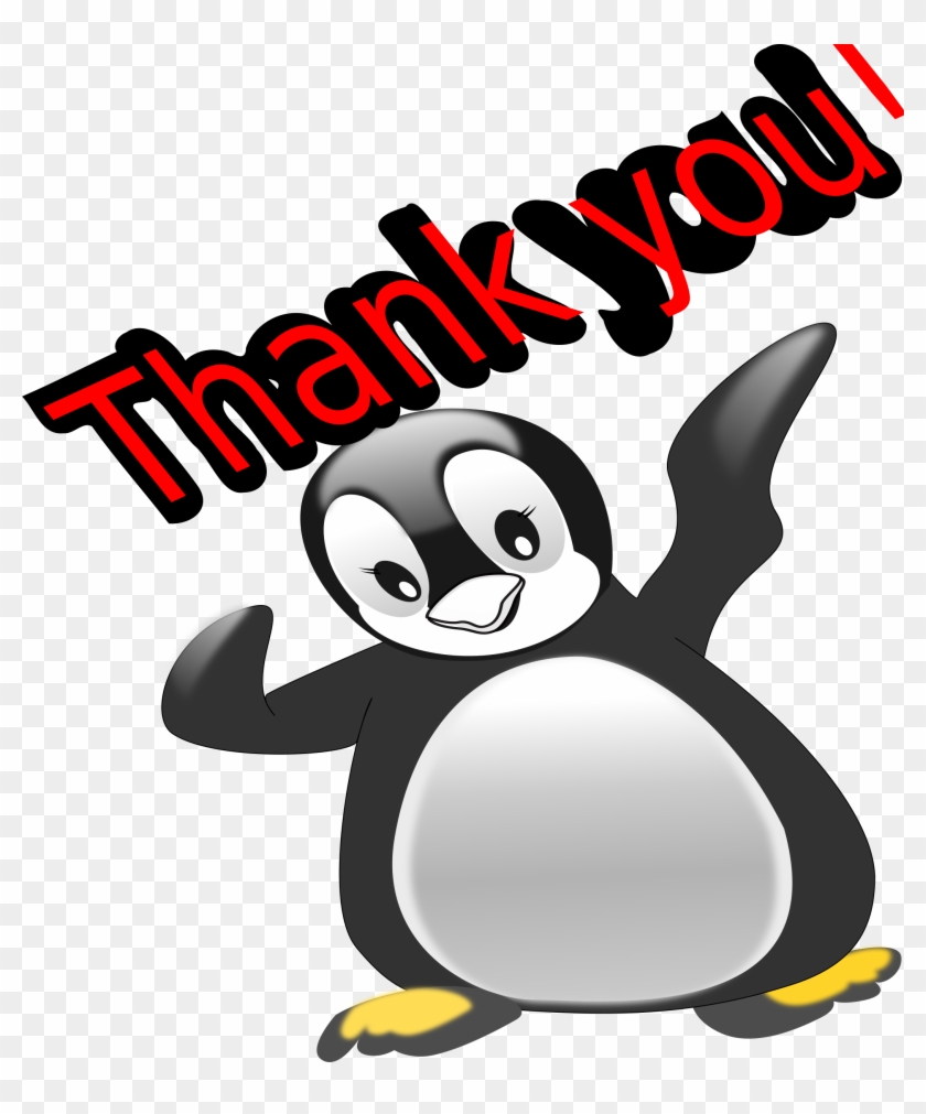 Clip Library Download Thank You Penguin Big Image Png - Png Transparent Clipart Thank You #735161