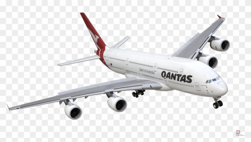 Qantas Plane Png Image - Airbus A380 Clipart #735166