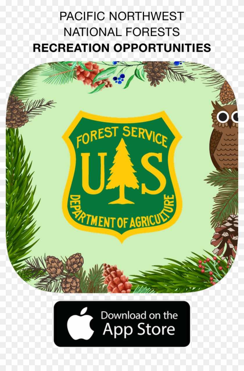 Download This Free @forestservicenw App To Easily Search - United States Forest Service Clipart #735428