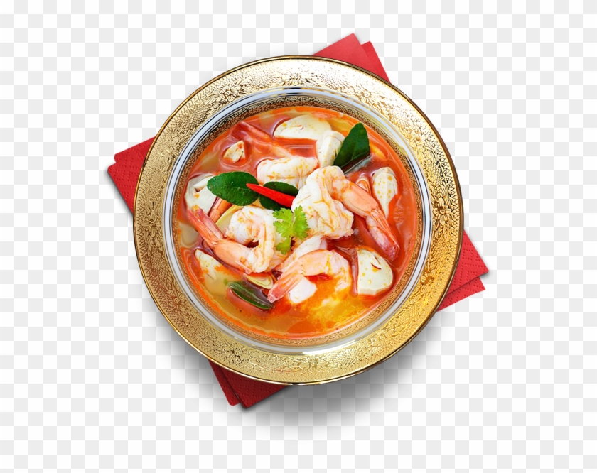 Thai - Thai Food Top View Png Clipart
