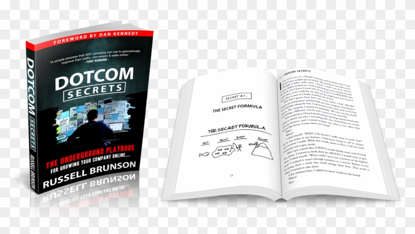 Dotcomsecrets, The Underground Playbook For Growing - Dotcom Secrets Book Clipart