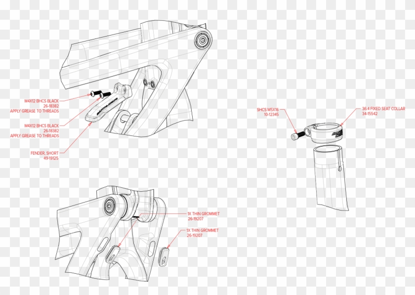 Juliana Bicycles - Sketch Clipart