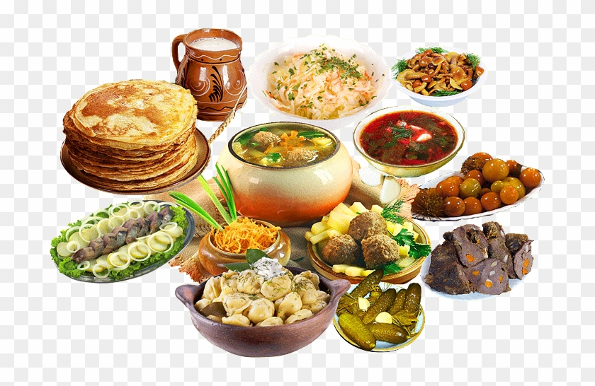 Meals Big - Russian Food Png Clipart