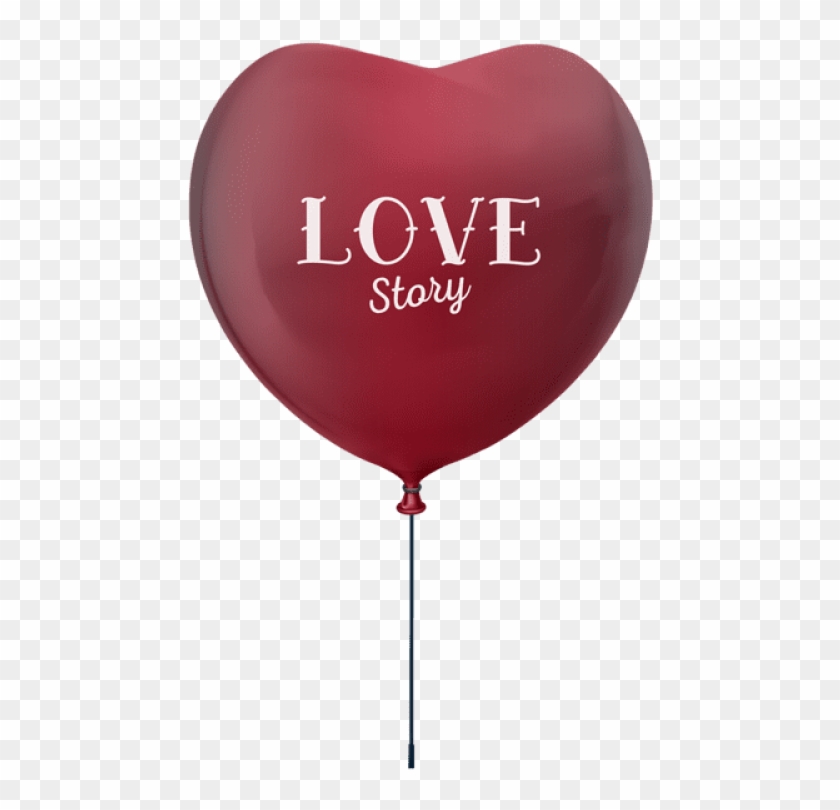 Free Png Download Love Story Heart Balloon Png Images - Love Text Balloon Png Clipart