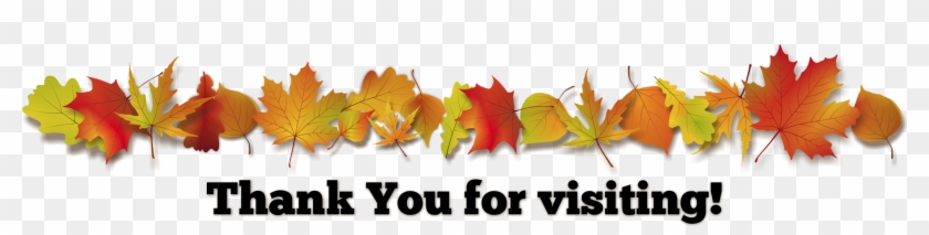 Thankyou Visiting Leaves - Thank You For Visiting Clipart #736145