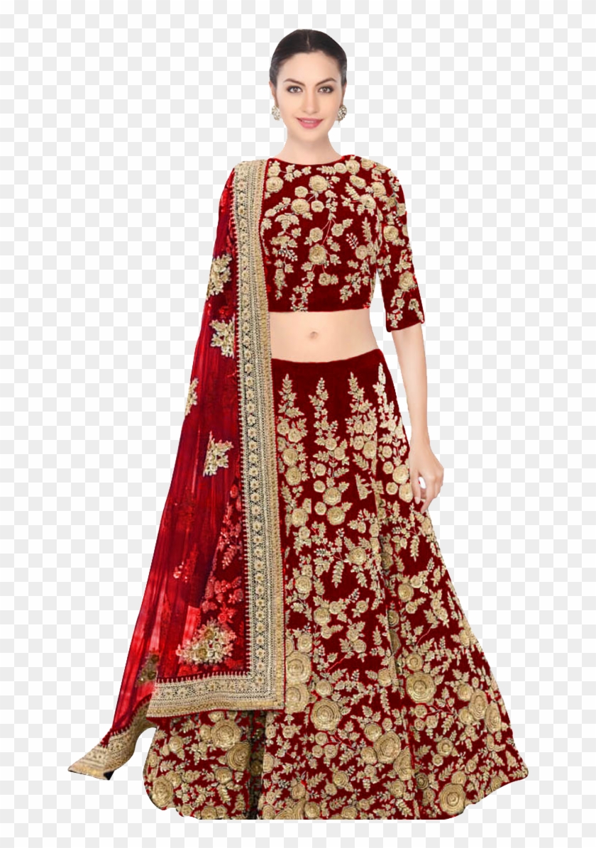 Mother And Daughter Lehenga Clipart