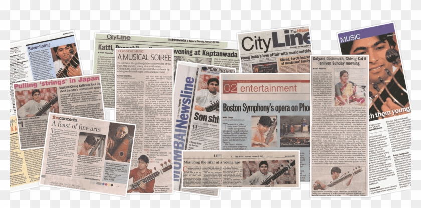 Biography - - Newsprint Clipart