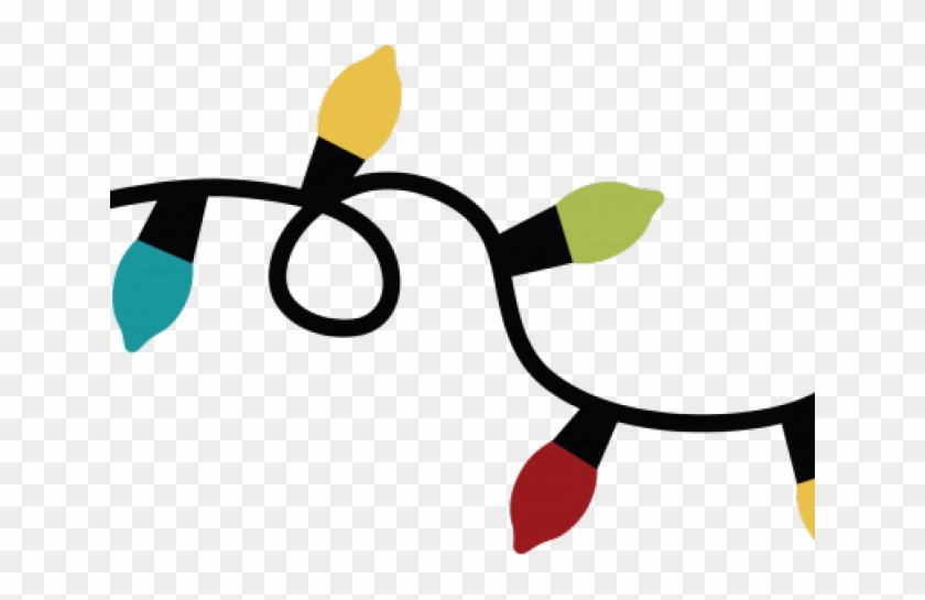 Christmas Lights Clipart Diwali Light - String Clip Art Christmas Lights - Png Download