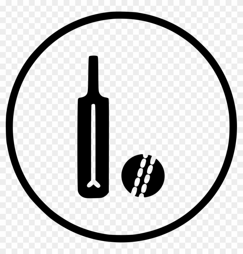 Cricket Ball Bat Equipment Batsman Comments - Batting Clipart #736655