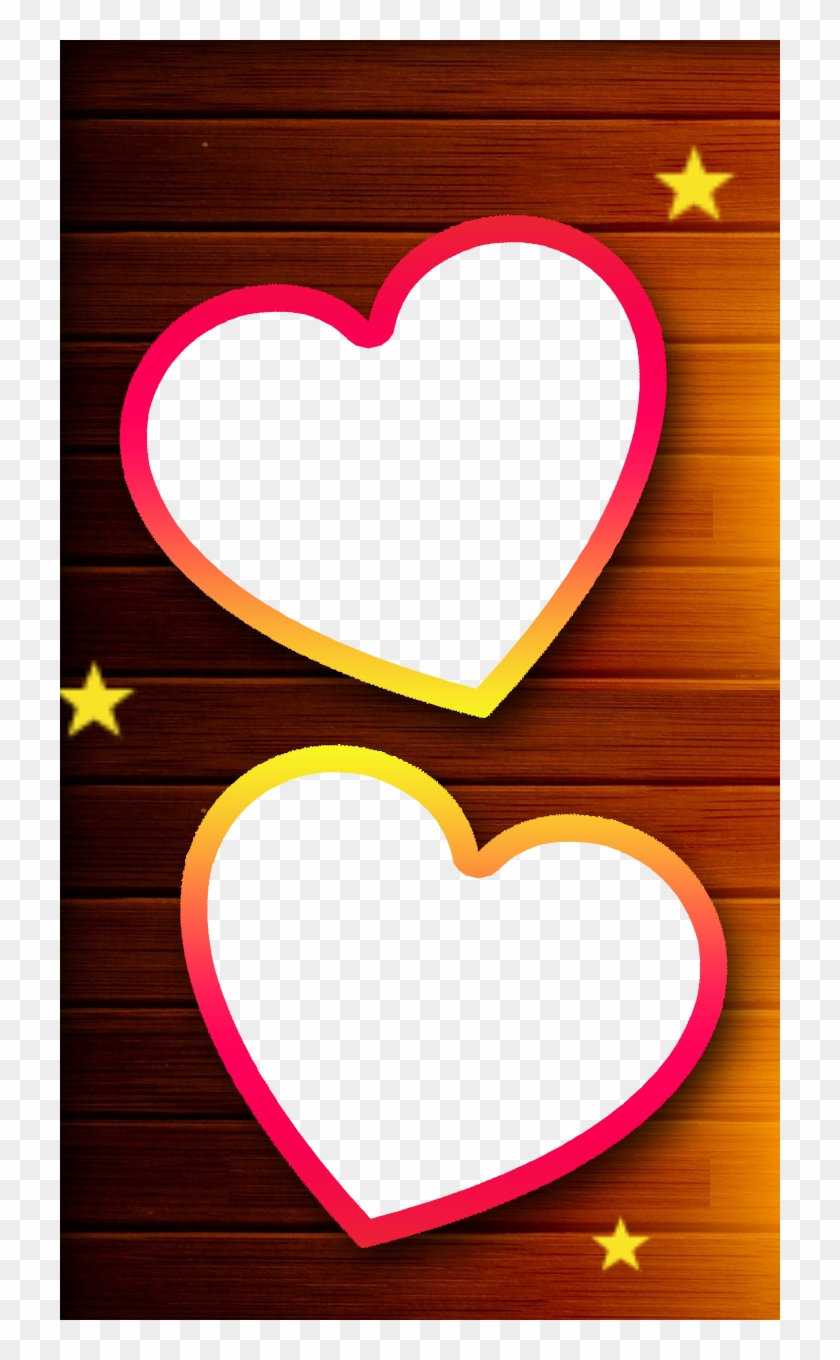 Wooden Love Frame - Love Frames For Photos Free Download Clipart