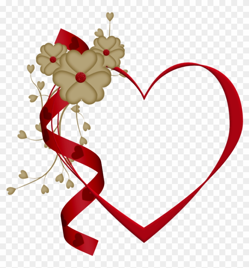 I Love Heart, Happy Heart, My Heart, Heart Images, - Love Heart Frames Png Clipart #736773