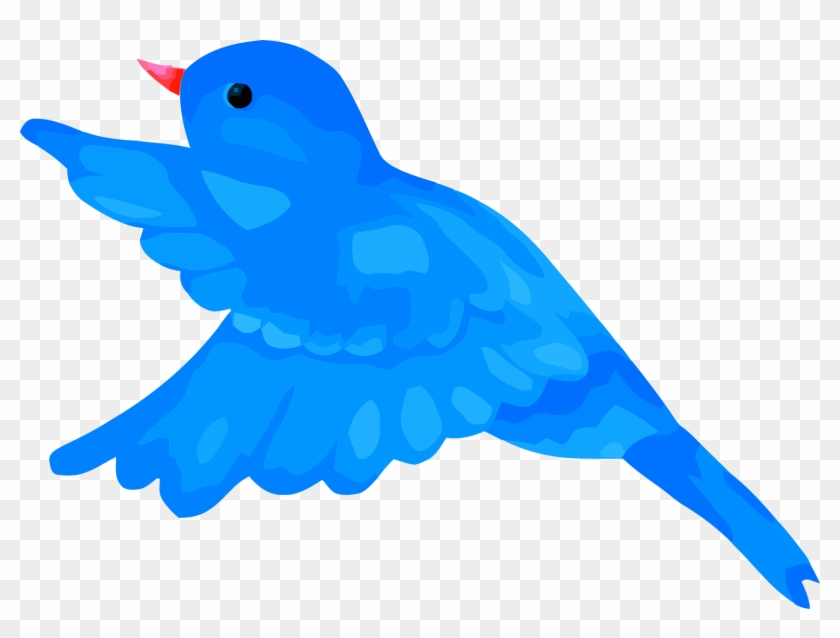 Blue Bird Clipart Mage Png - Blue Bird Flying Clipart Transparent Png #736867