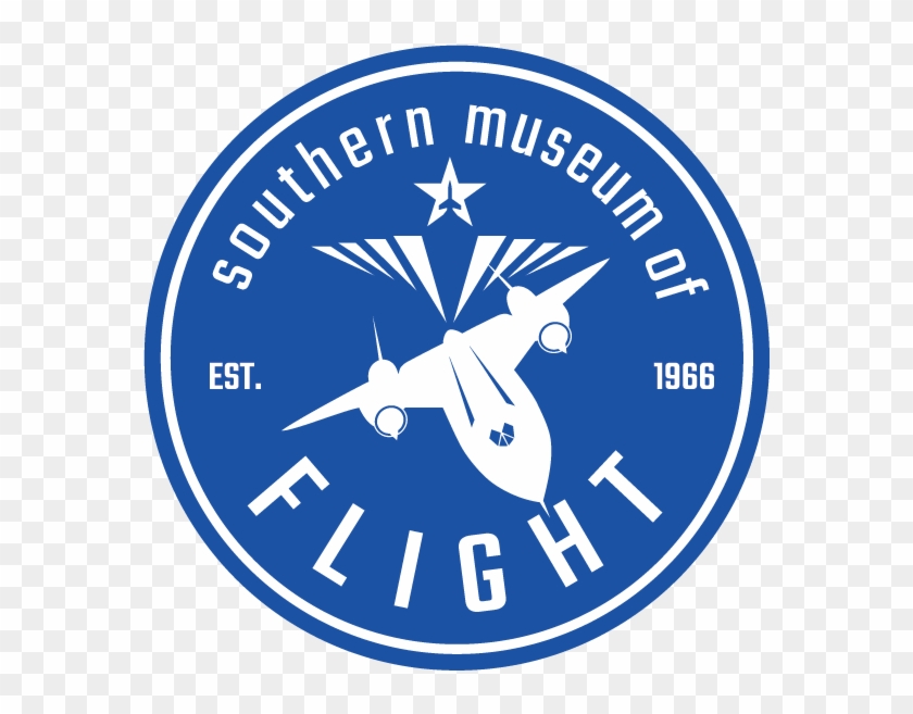 2 Color Logo Padbtm - Southern Museum Of Flight Logo Clipart #737018
