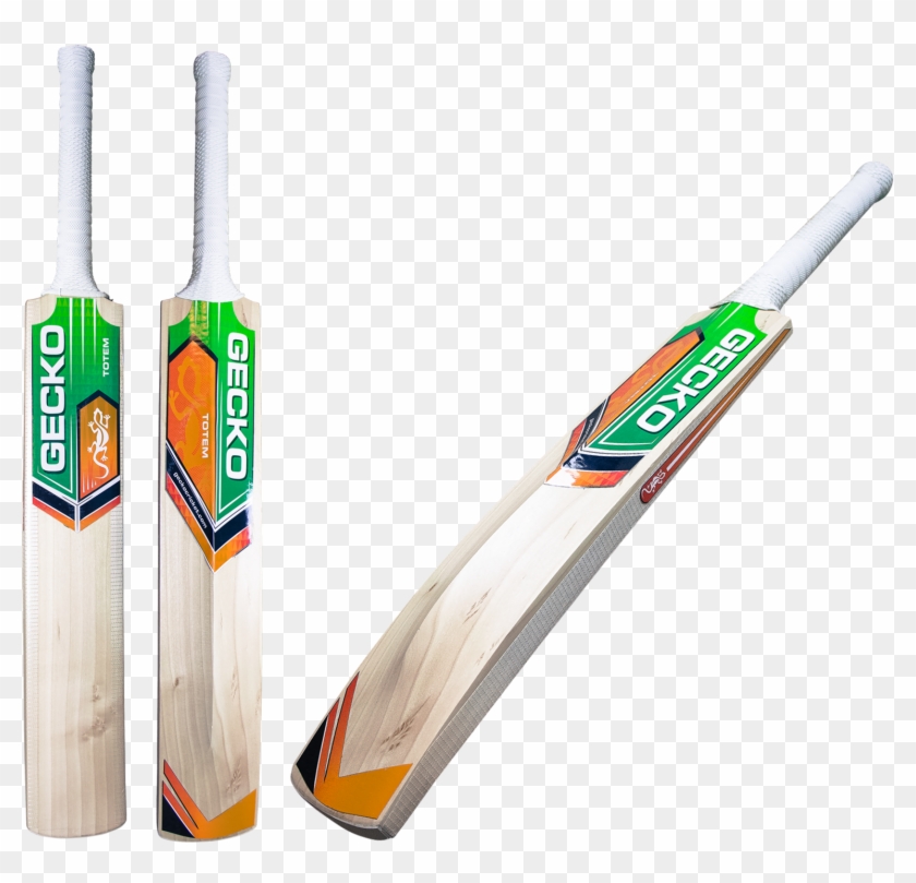 Gecko Cricket Bat Totem - Cricket Clipart