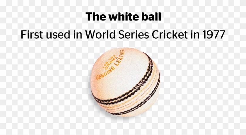 The White Ball - Cricket Clipart