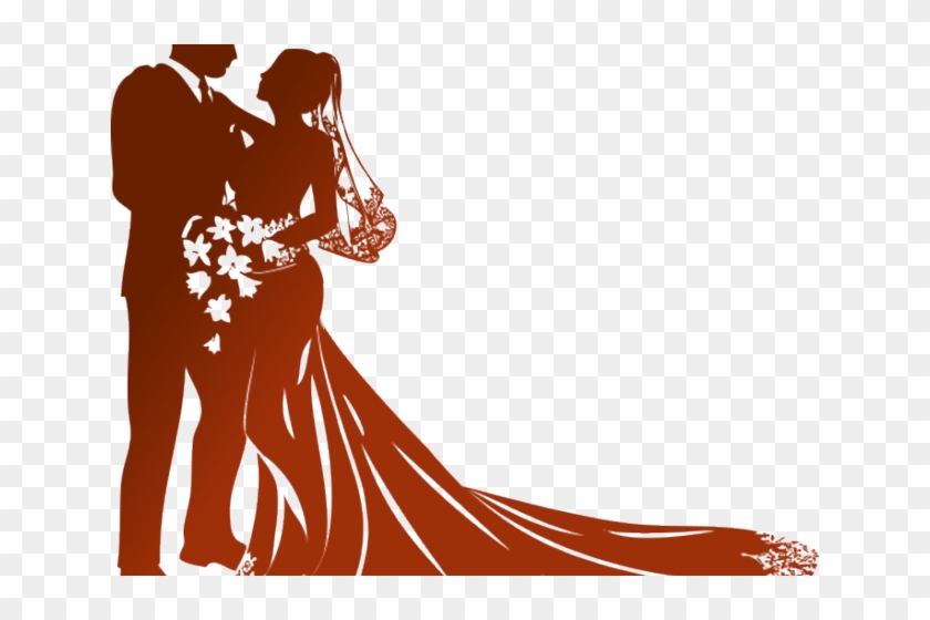 Romantic Clipart Religious Wedding - Wedding Couples Clipart Png Transparent Png #737496