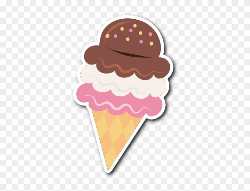 600 X 600 7 - Ice Cream Cone Sticker Clipart #738246