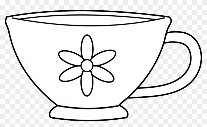 Teacup Clipart Crockery - Colouring Pages Of Cup - Png Download