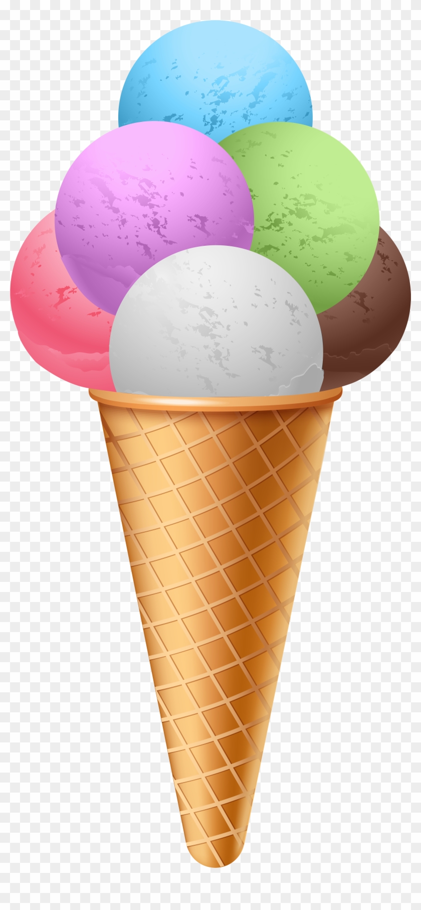Ice Cream Scoop With Ice Cream Png Download Clipart #738413